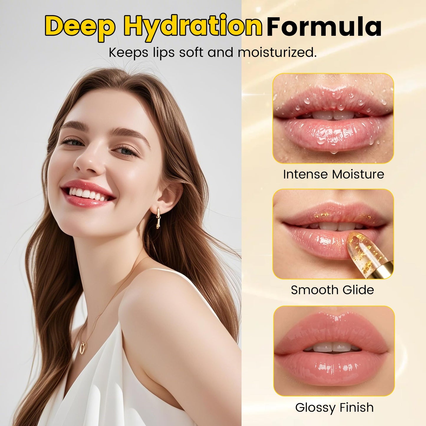 2026 New Lipstick for Older Women, PH Color Changing Lipstick Skin-Adaptive Lipsticks, Transferproof Clear Lip Sticks, Long Lasting Moisturizing Tinted Lip Balm (2 pcs)