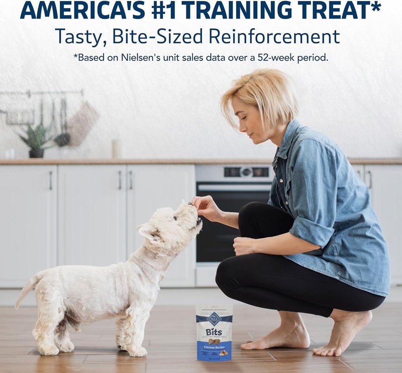 Blue Buffalo Soft Dog Training Treats - Natural Chicken Recipe with DHA | 19 oz Bag
