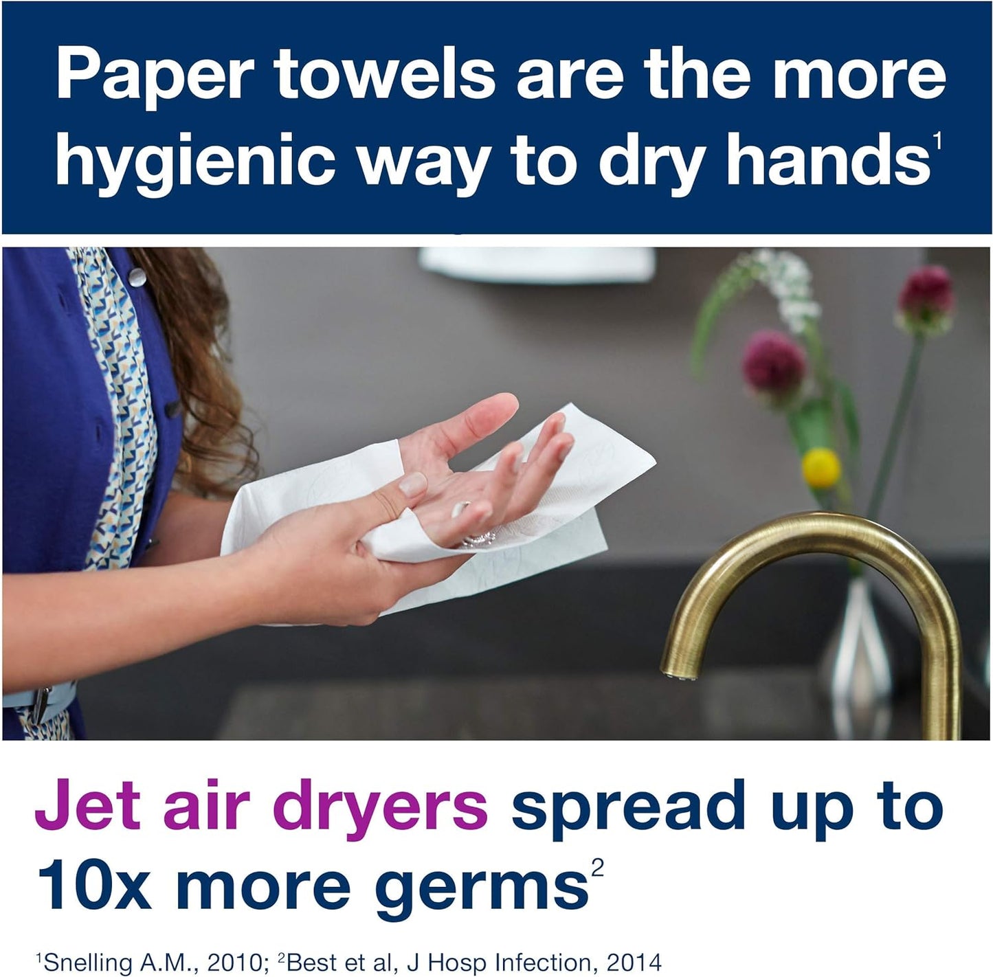 Tork Multifold Hand Towels - 100% Recycled, FSC Certified | 16 Packs of 250 Sheets