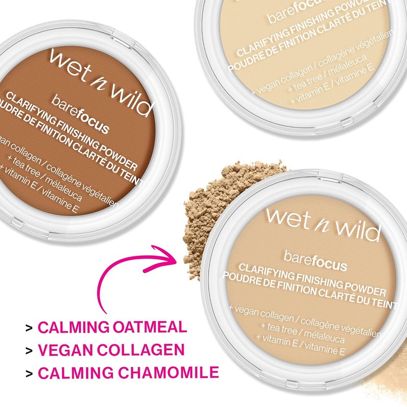 Bare Focus Clarifying Finishing Powder - Matte Translucent Setting Powder for Flawless Skin