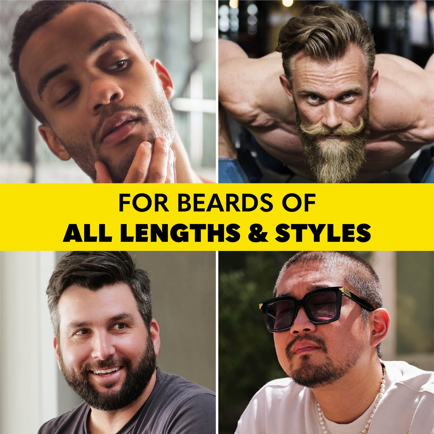 The Beard Club Citrus Beard & Face Wash– All-in-One Cleanser, Softens & Nourishes Facial Hair, Hydrates & Cleans Skin, Paraben & Sulfate-Free