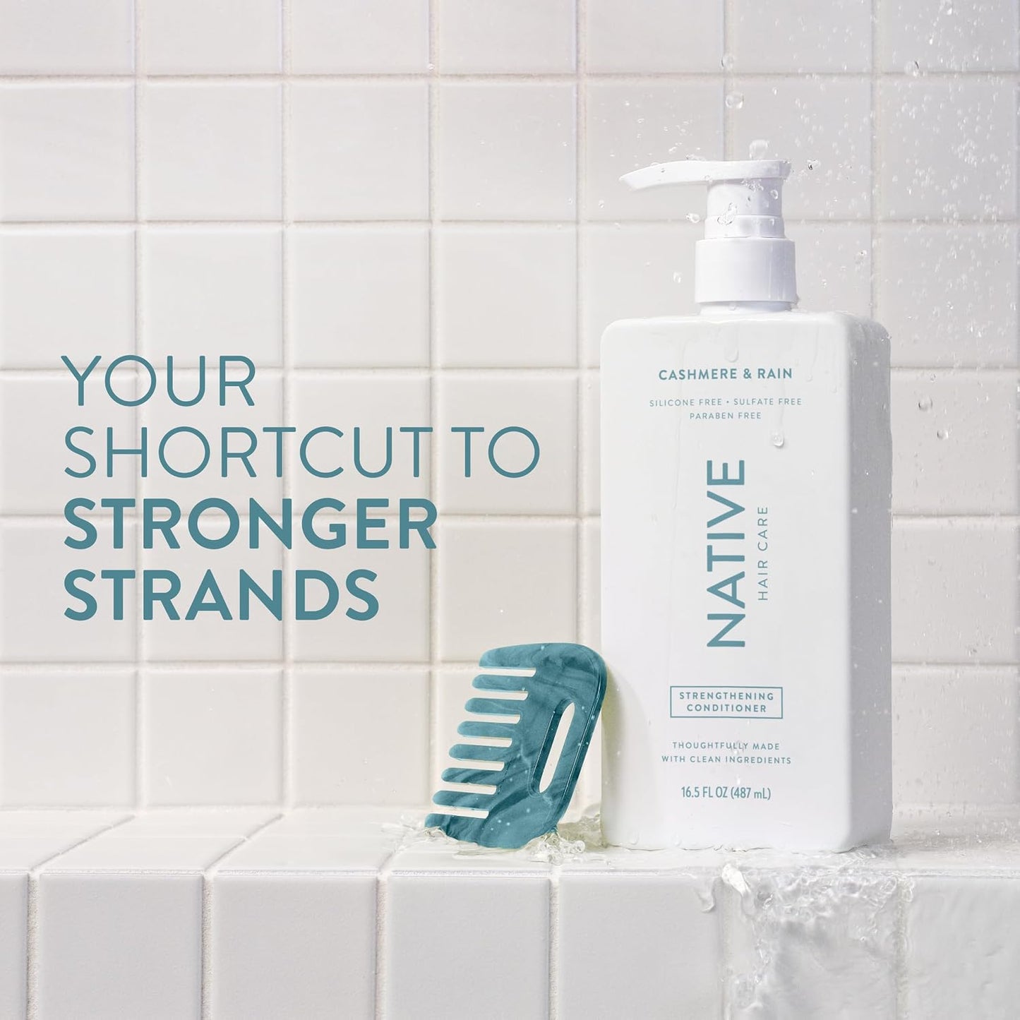 Strengthening Conditioner - Cashmere & Rain | 16.5 fl Oz for Healthy Hair