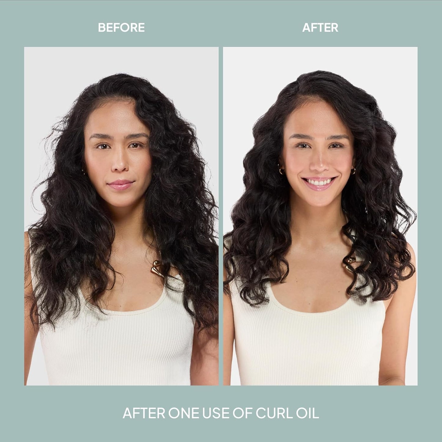 Curl Oil for All Curl Types - Define, Shine & Smooth Frizz | 3 oz - Silicone Free & Paraben Free