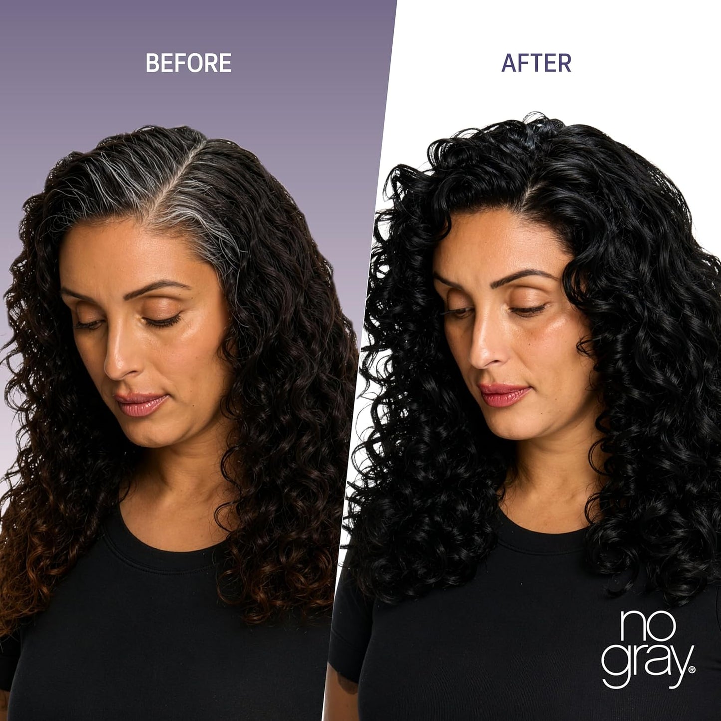 Permanent Hair Color Shampoo - No Gray Quick Formula, Black | 8.45 oz