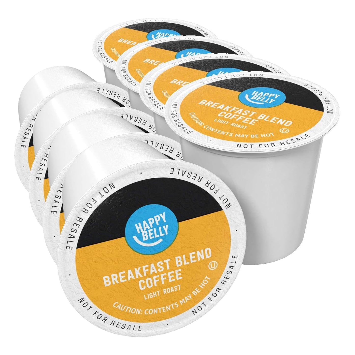 Happy Belly Dark Roast Coffee Pods - Compatible with Keurig 2.0 | 100 Count