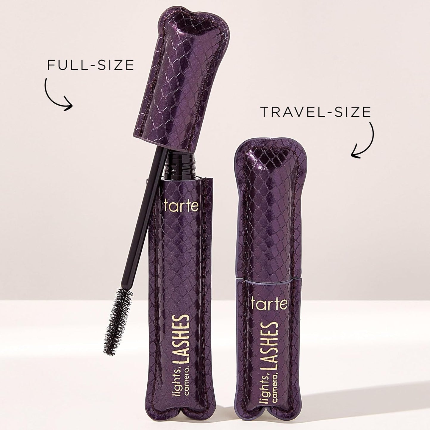 Tarte Lights, Camera, Lashes 4-in-1 Mascara - Volume, Length, Curl & Conditioning for Fuller Lashes | Smudge-Proof, Vegan