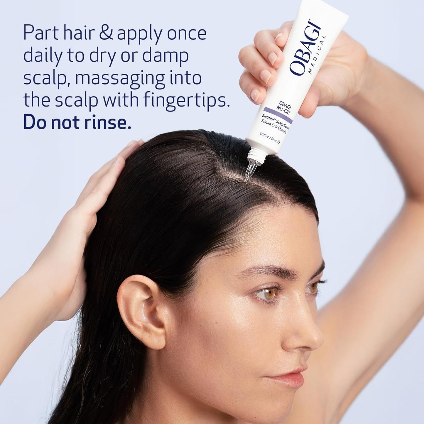Obagi Nu-Cil BioStim Hair Scalp Serum | Biotin-Infused for Fuller, Denser Hair - Lightweight & Strengthens Follicles - 2 oz