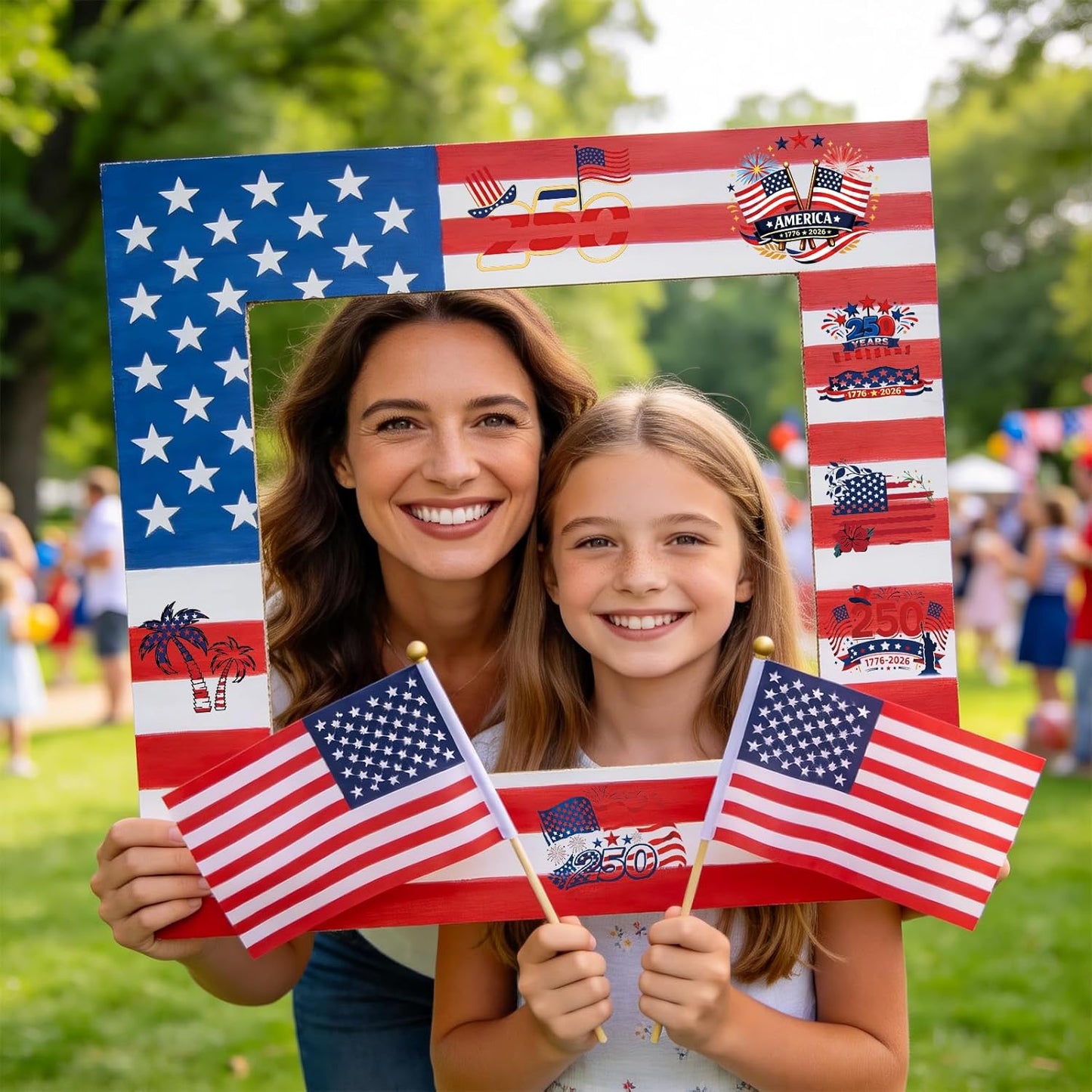 117PCS Temporary Tattoos for 250th Anniversary | Patriotic 4th of July Designs for Kids & Adults