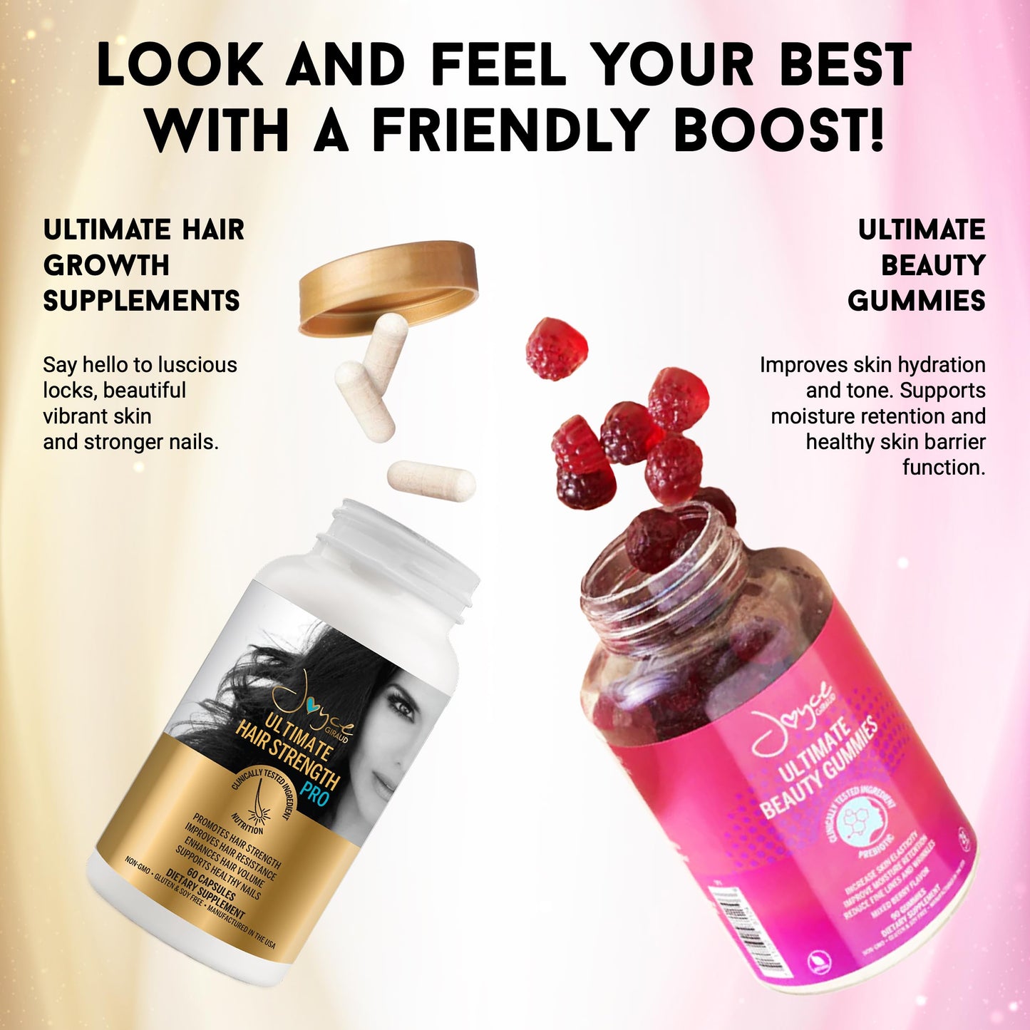 Miracle Elixir Collection Joyce Giraud Ultimate Hair Strength Keratin Therapy Conditioner, with Cynatine & Pure4 Oils, 8 Oz