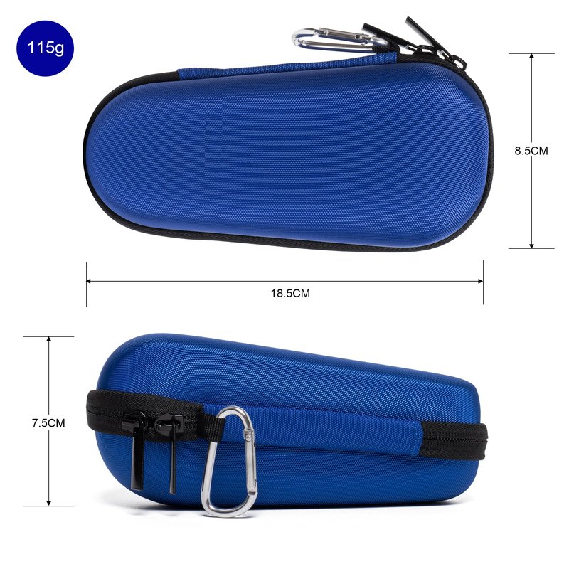Nincha Electric Shaver Case for Braun Series 3, Series 5, Series 7, Series 9 Electric shavers - Hard shell EVA Travel Case - Powered Shaver Protective Bag (Blue)