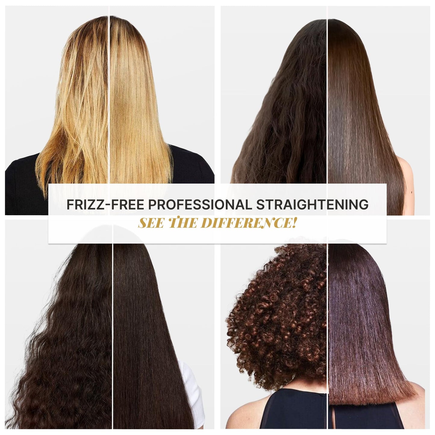 FASHION GOLD, Keratin Hair Treatment, 6 USES per Bottle, Keratina para Alisar el Pelo, Alisado Brasileño Keratina Permanente, Alisados Organicos SIN FORMOL, Nanoplastia, 300 grs