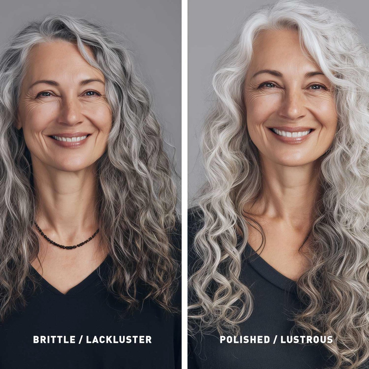 Gray Hair Shampoo and Conditioner Set - Natural Formula for Healthy Gray Hair | 16 oz Each