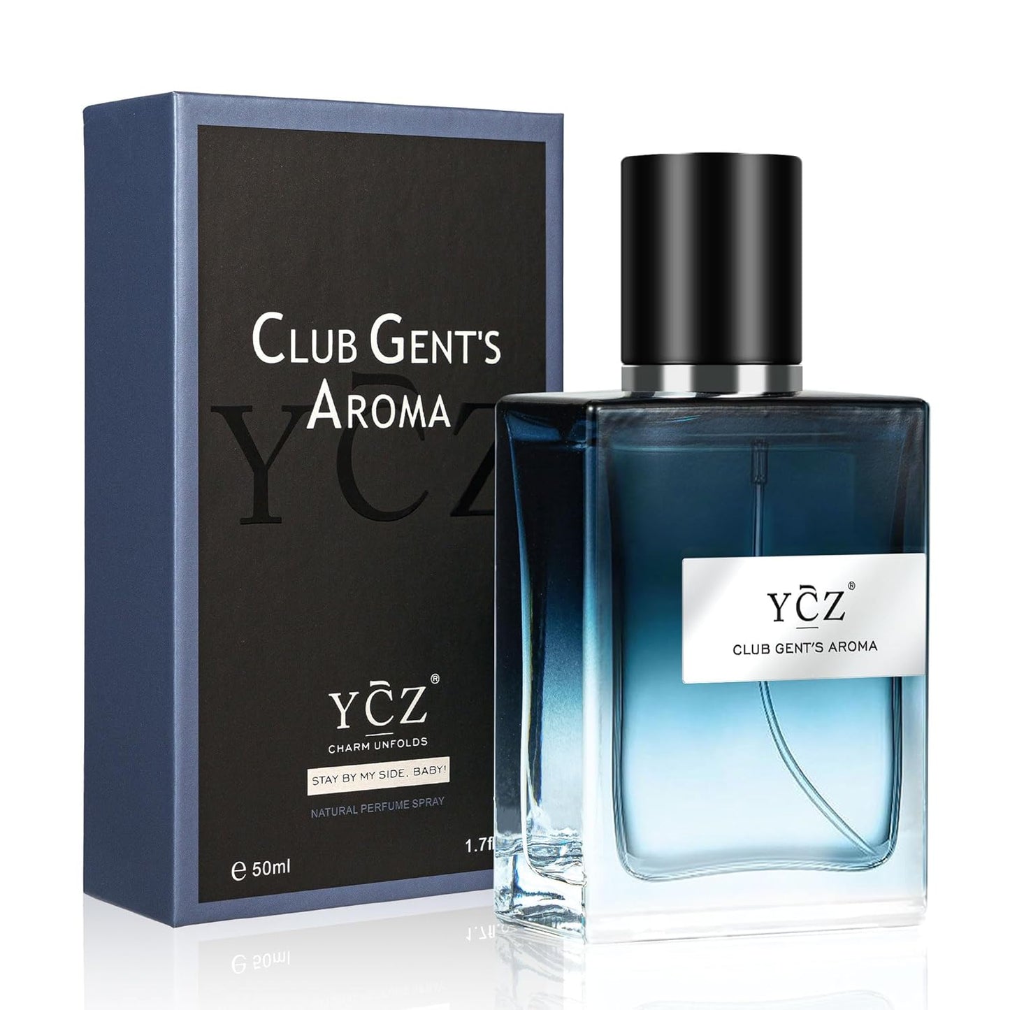 Ycz Club Eau De Parfum for Men - Long Lasting Masculine Cologne with Woody Notes | 1.7 Fl Oz