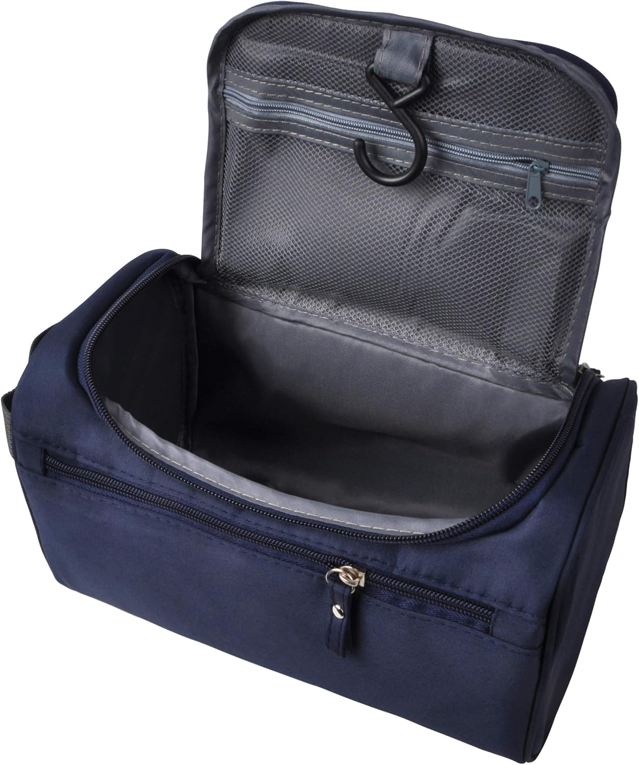 Men's Toiletry Bag - Compact Travel Shaving Kit | Camo Dark Green Design