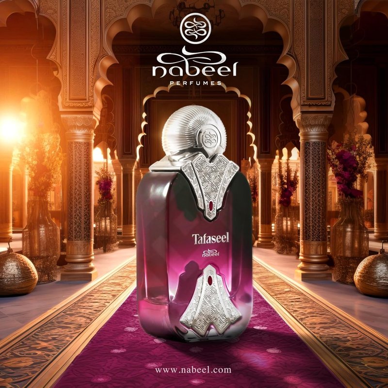 Nabeel Tafaseel - Arabian Perfume Unisex | Luxurious Incense & Oud Scent - 3.3oz Travel Spray