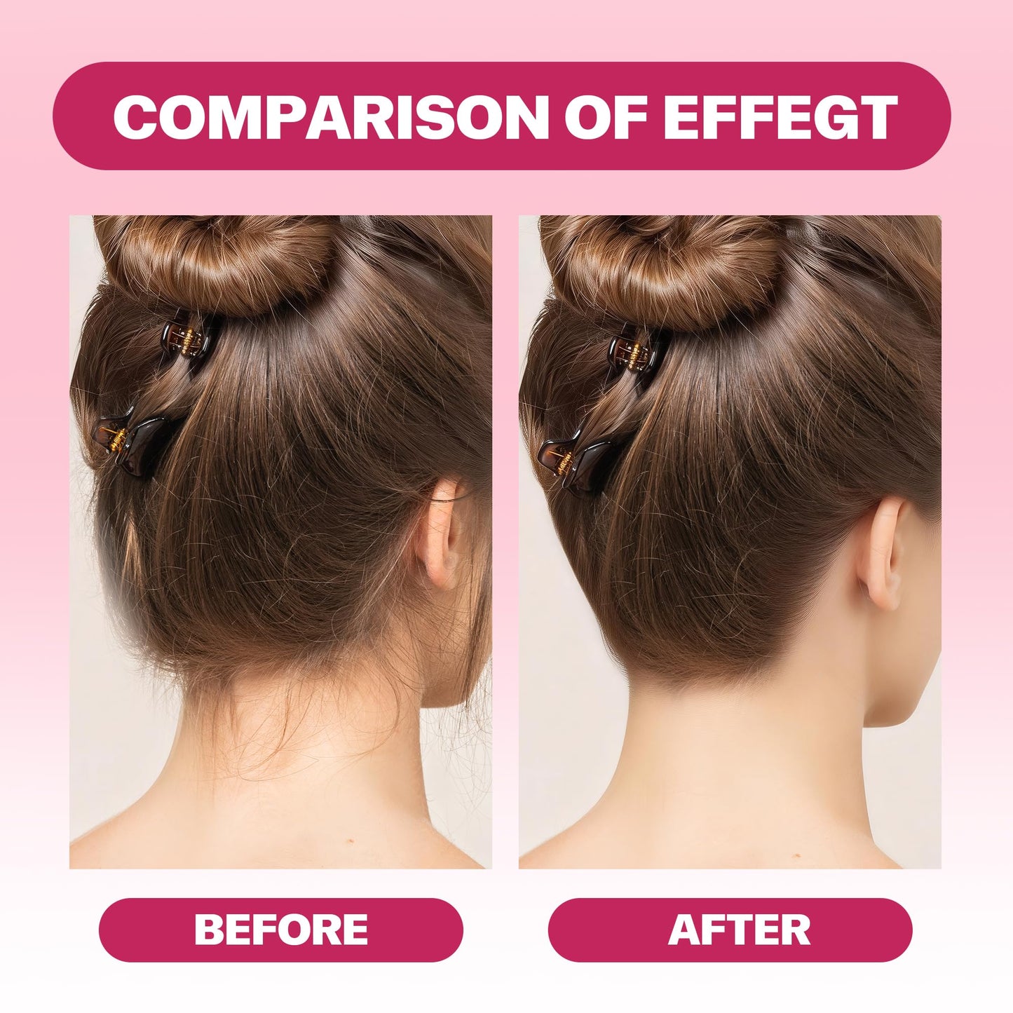 immetee Hair Wax Stick Womens, Frizz & Flyaways Hair Tamer Stick, Not Greasy, No Residue, Hair Wigs Edge Control Slick Gel for Hairstyling,1.05oz/30g (Blueberry Flavour)