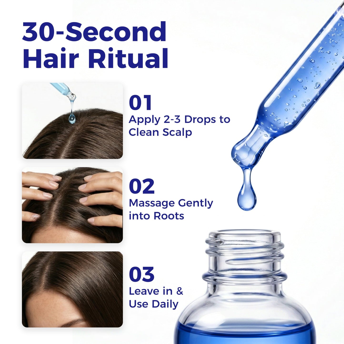 AIFUFAND GHK-Cu Copper Peptides Hair & Scalp Serum – Dual Peptide Complex with GHK-Cu & AHK-Cu, Lightweight Daily Scalp Care, Nourishing & Revitalizing Formula