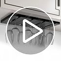 DESONAUT Wine Glass Holder Rack - 2 Pcs Under Shelf Storage