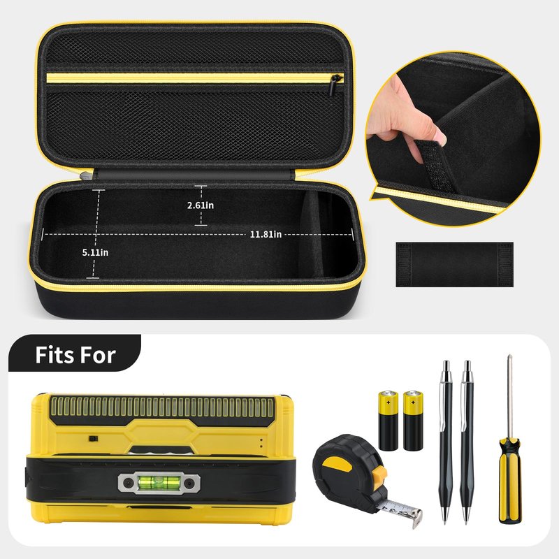 Case for Franklin Sensors ProSensor MAX/ M210/ 710/710+/ T13/ T11/ X2100/ X1100 Stud Finder, Holder for Wood Metal Stud Detector, Wall Scanner, Plaster Tile Sensing Tool Bag (Box Only)