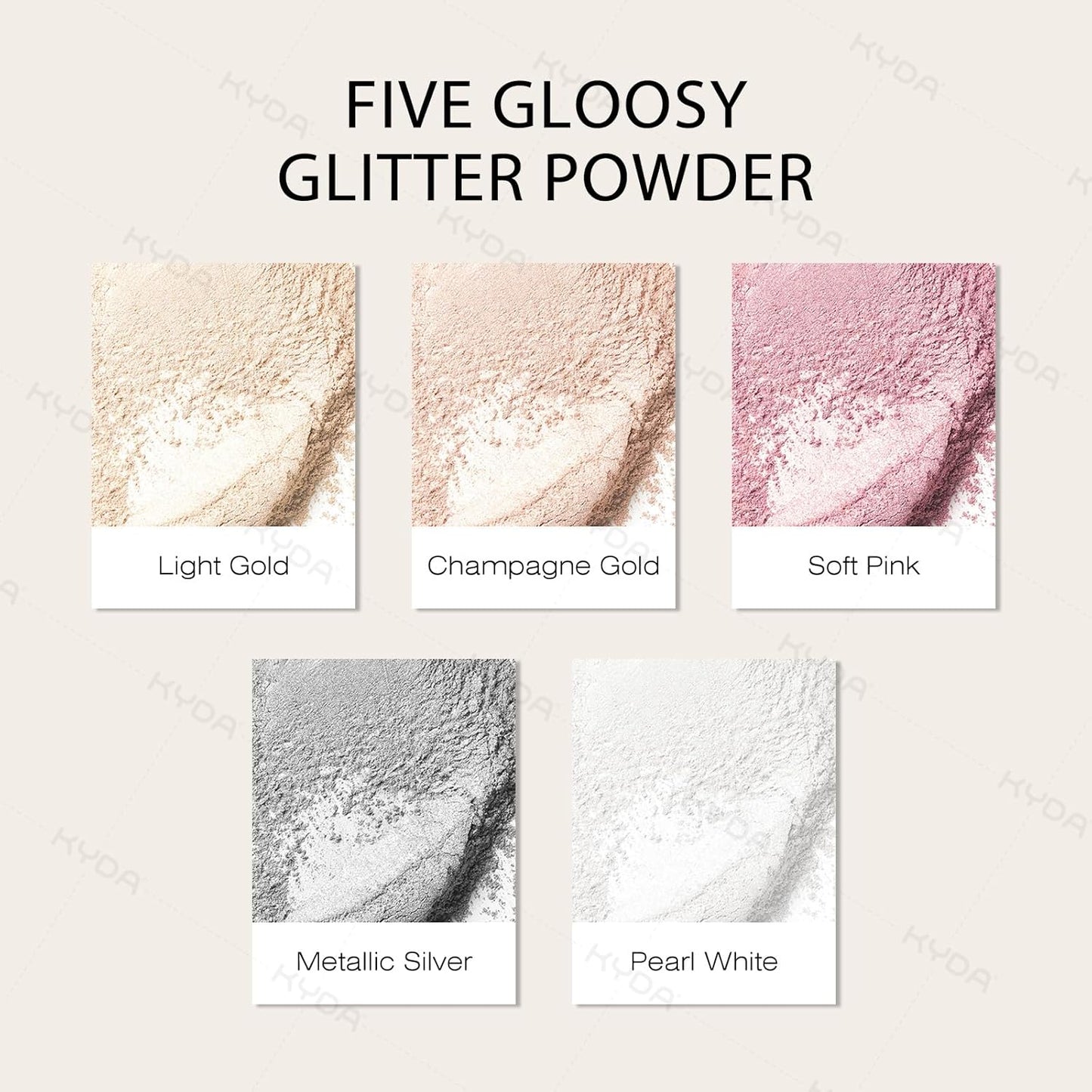 Champagne Body Glitter Spray - Shimmering Loose Powder for Hair, Face & Nail Art | Perfect for Holidays & Crafts