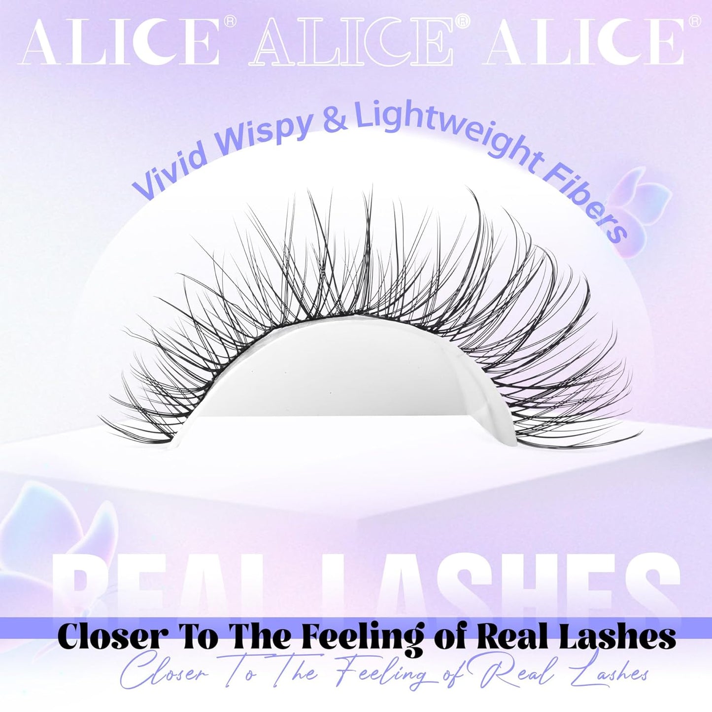 Natural Lash Clusters - Wispy Eyelash Extensions 168pcs | 8-16mm C-Curl, Soft Thin Band for a Natural Look
