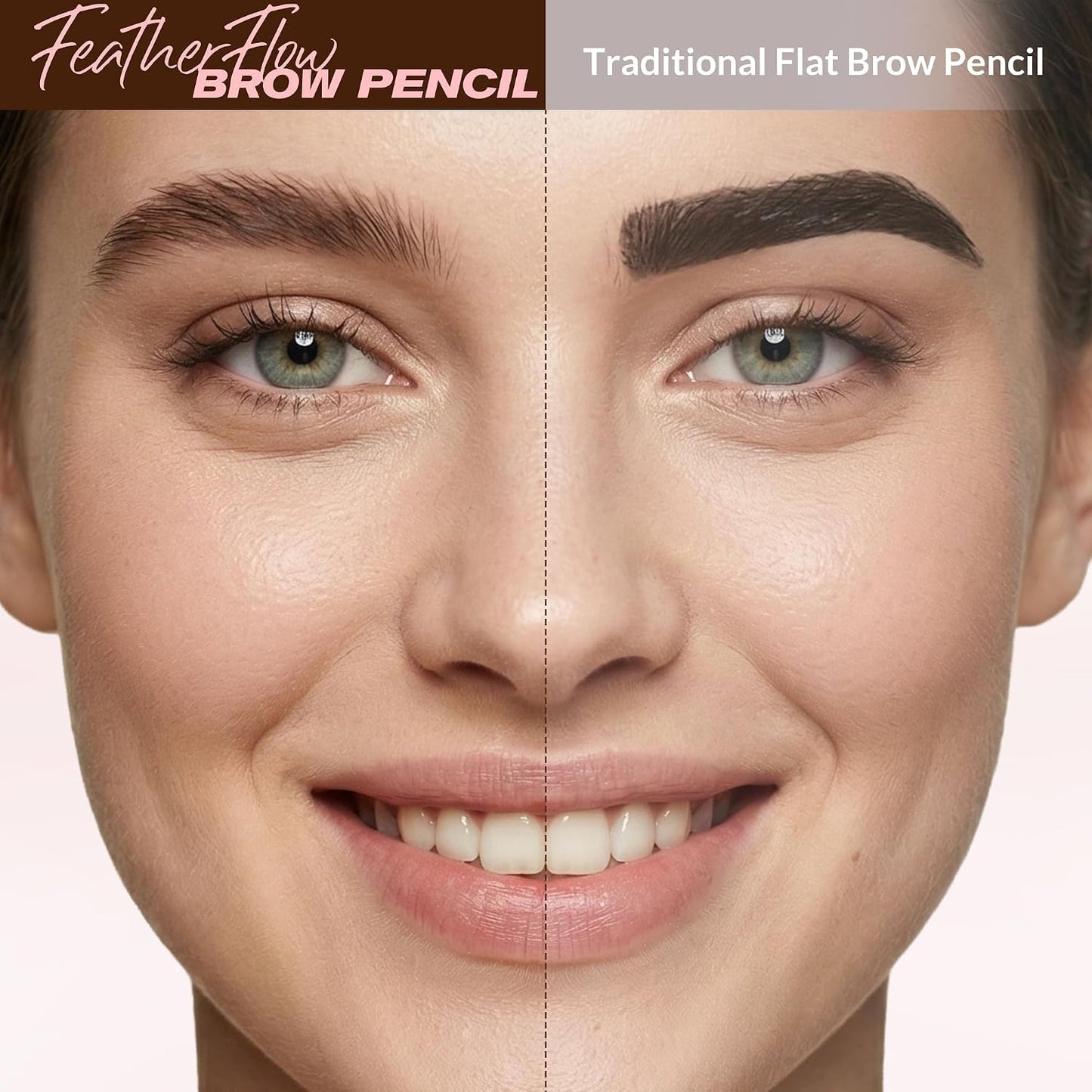 3D Microblading Eyebrow Pen - Waterproof & Smudge-Proof Natural Brow Definer | 2 Pack, Light Brown