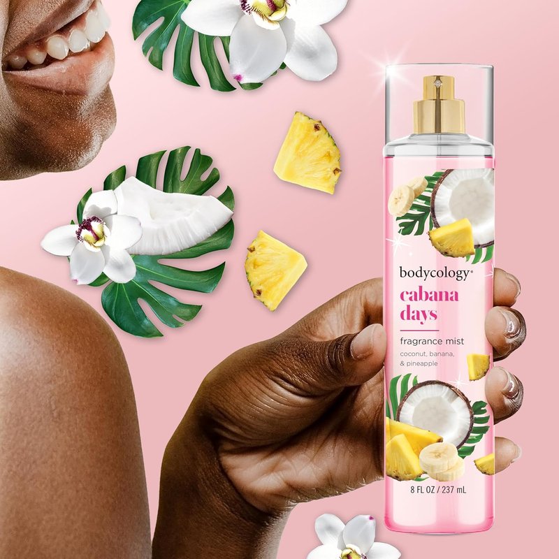 Bodycology Fragrance Body Mist - Cabana Days Scent | Long-Lasting 8 fl oz