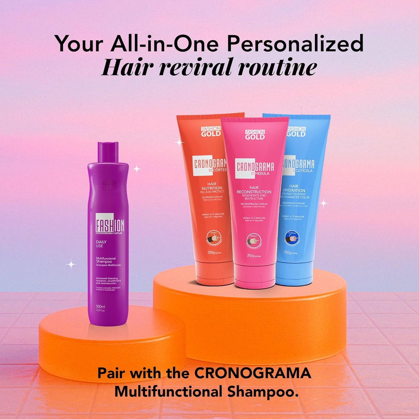 Hair Mask for Damaged Hair - 3-Second Hair Fix Deep Conditioning Treatment | Frizz-Free Solution