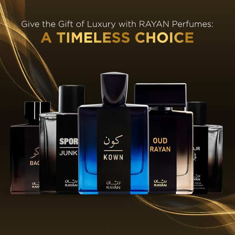 RAYAN Kown - Modern Woody Oud Perfume for Men, Arabian Eau De Parfum, 100mL (3.34 Fl oz) Perfumes Arabes Para Hombres, Long Lasting Perfume with Bergamot, Lavender, Cardamom - A Gift for All Occasions