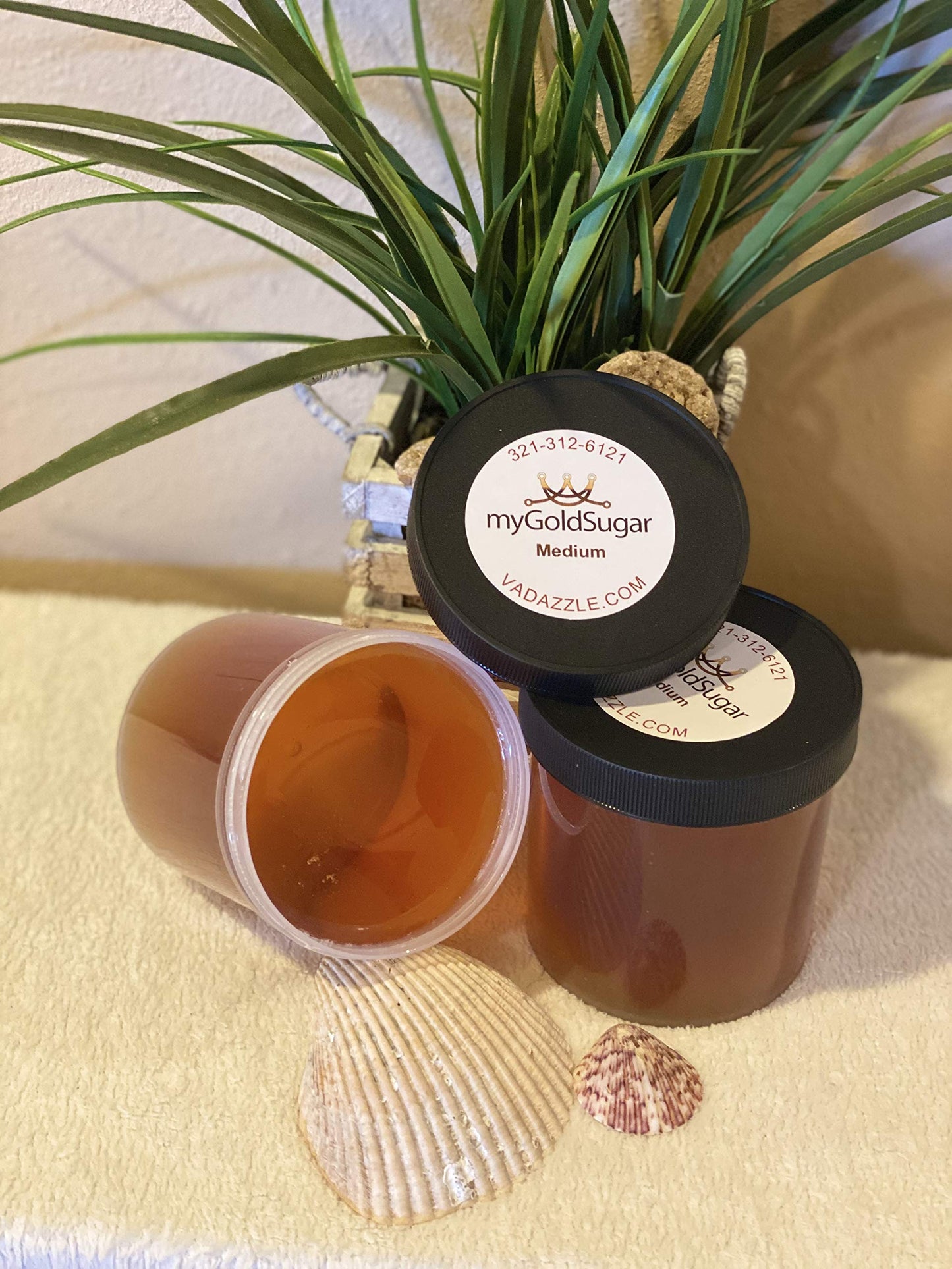 32oz My Gold Sugar - Sugaring for Hair Removal (Medium)