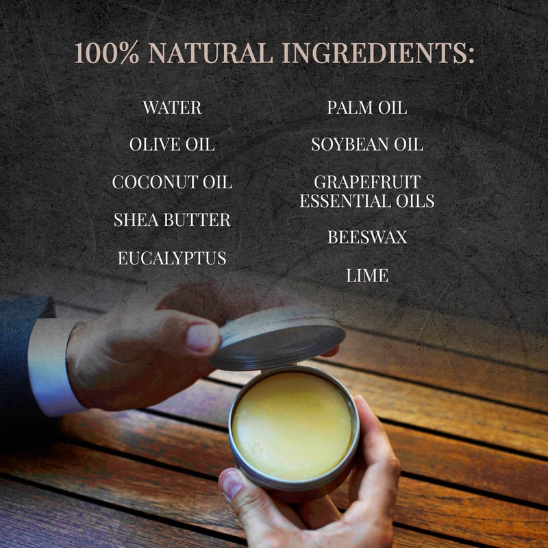 Naked Armor Organic Shave Soap for Men - Large 7oz Shaving Soap Tin for Sensitive Skin & Wet Shaving - Handmade with Shea Butter & Essential Oils - Rich Creamy Lather (Neutral)