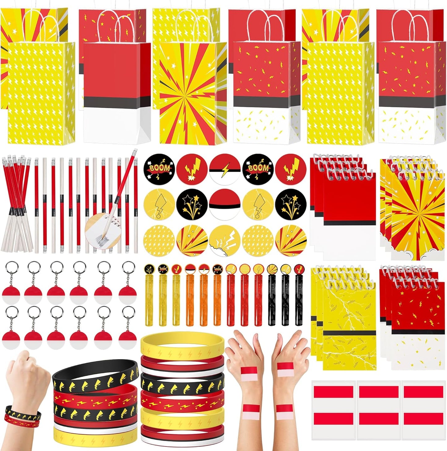 Cartoon Animation Party Favors Set - 84Pcs Birthday Decorations & Supplies | Bubble Wands, Stickers, Gift Bags & More