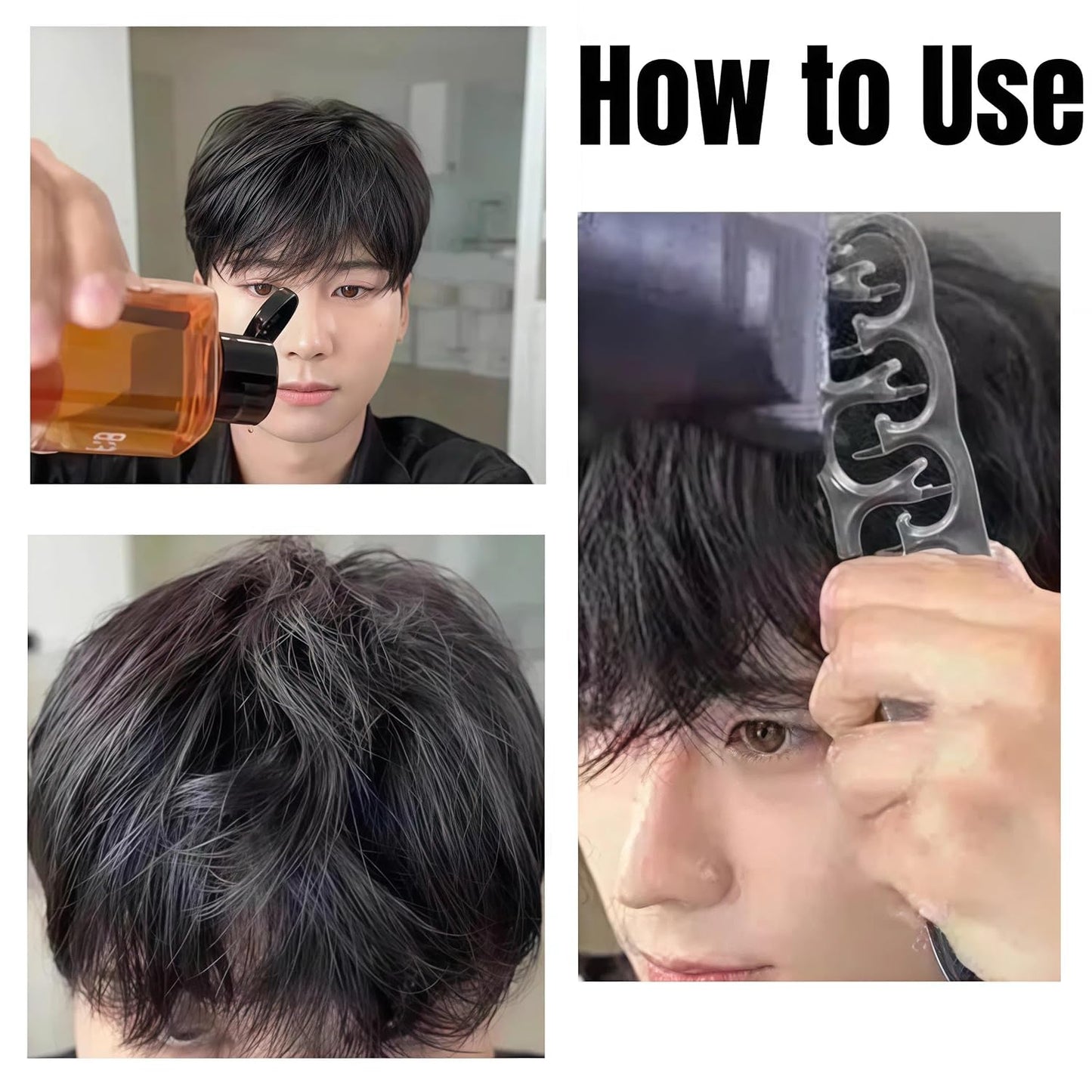 Texturizing & Volumizing Hair Styling Set - 2nd Gen Comb Duo for All Hair Types | Ergonomic & Travel-Friendly