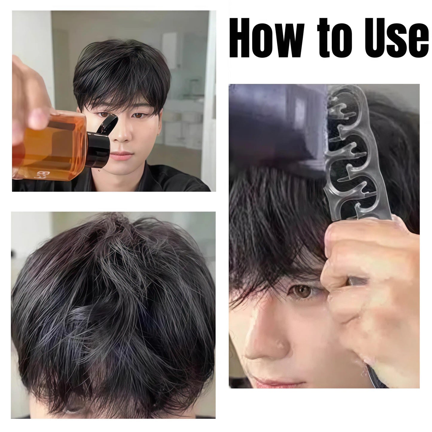 Dual Pack Hair Styling Set: Upgraded 2nd Gen Texturizing Comb & 2-in-1 Volumizing Comb for All Hair Types - Creates Instant Volume, Textured Waves, Smooth Detangling - Ergonomic & Travel-Friendly