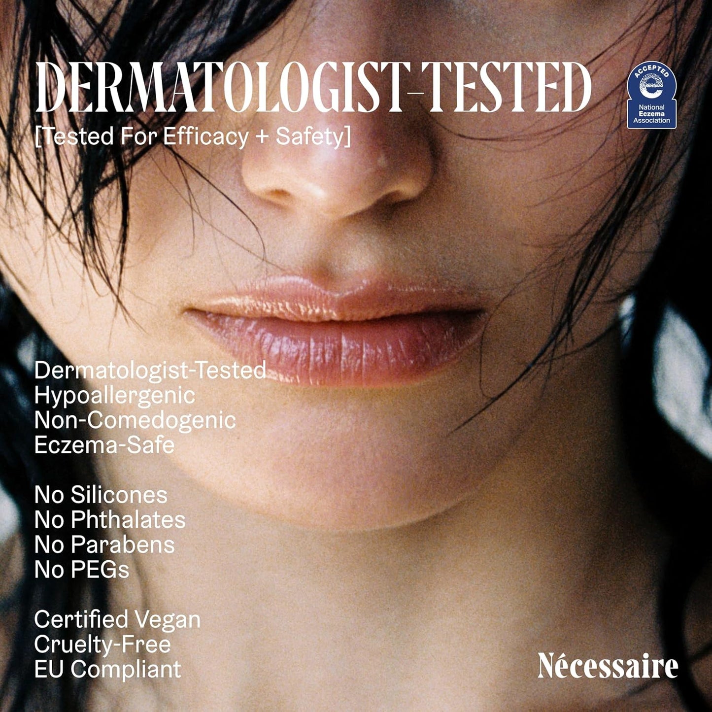 Nécessaire Lip Balm - Hydrating Hyaluronic Acid Formula with Mint Oil & Niacinamide | 15 ml / 0.5 fl oz
