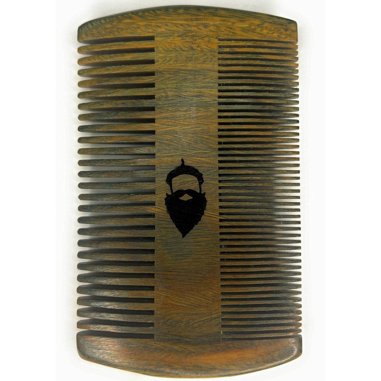 Split-leaf Sandalwood Beard Comb - Dual-sided Sandalwood Pocket Comb