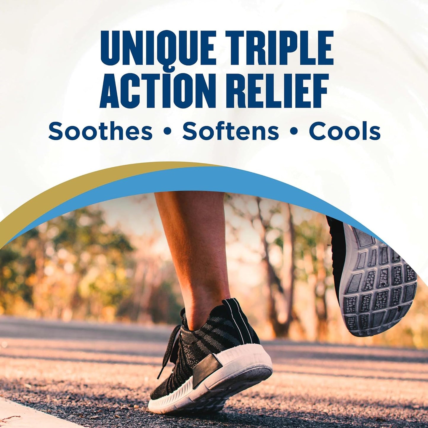 Gold Bond Foot Cream - Triple Action Moisturizer for Dry Feet | 4 Oz (3 Pack)