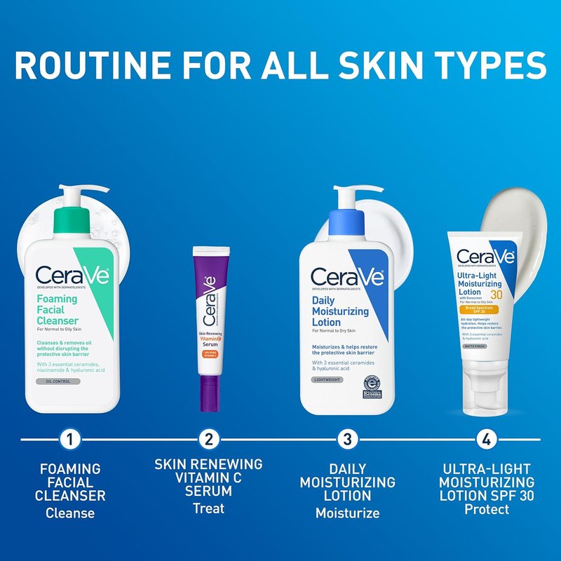 CeraVe Daily Moisturizing Lotion - Hydrating Body & Face Moisturizer with Hyaluronic Acid | Fragrance-Free, 19 Oz