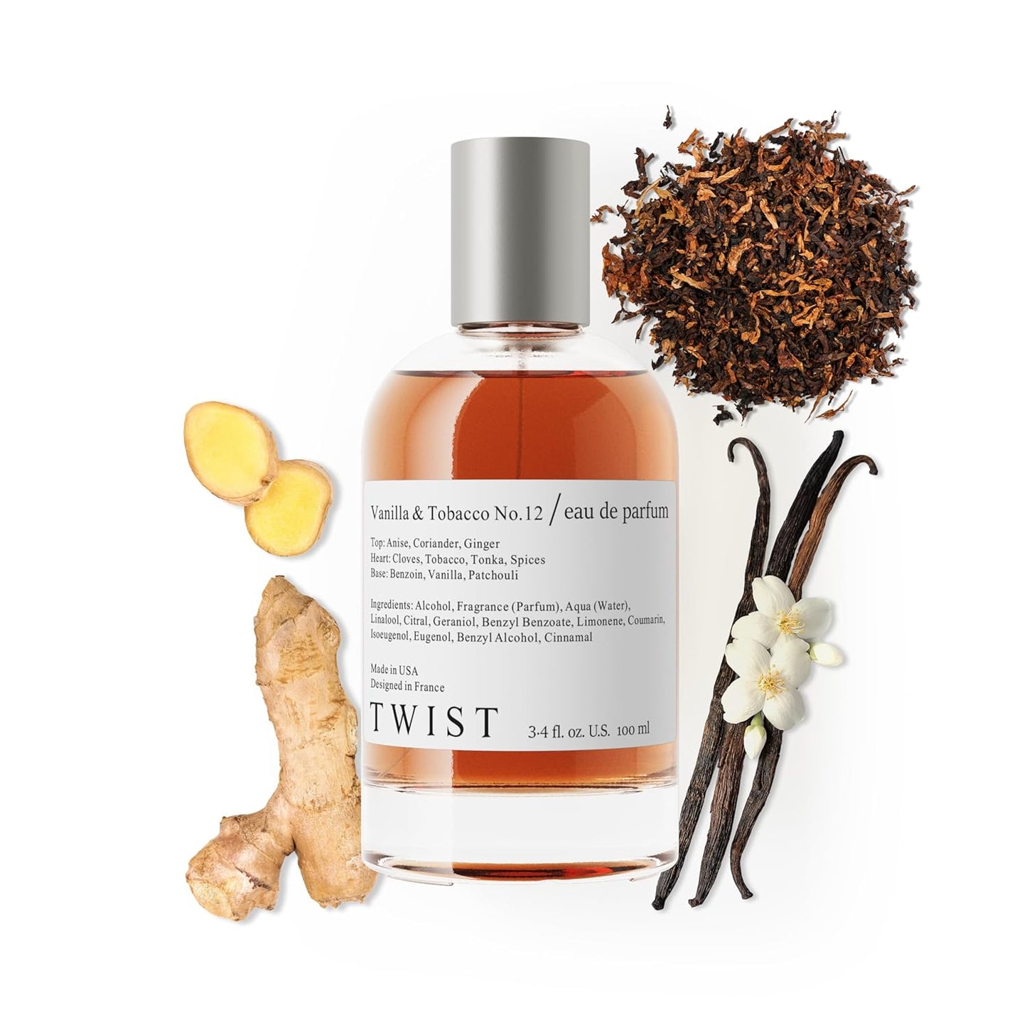 Eau De Parfum Inspired by Burberry Her - Long-Lasting Strawberry & Vanilla Fragrance Spray | 100 ml | Vegan & Clean Ingredients