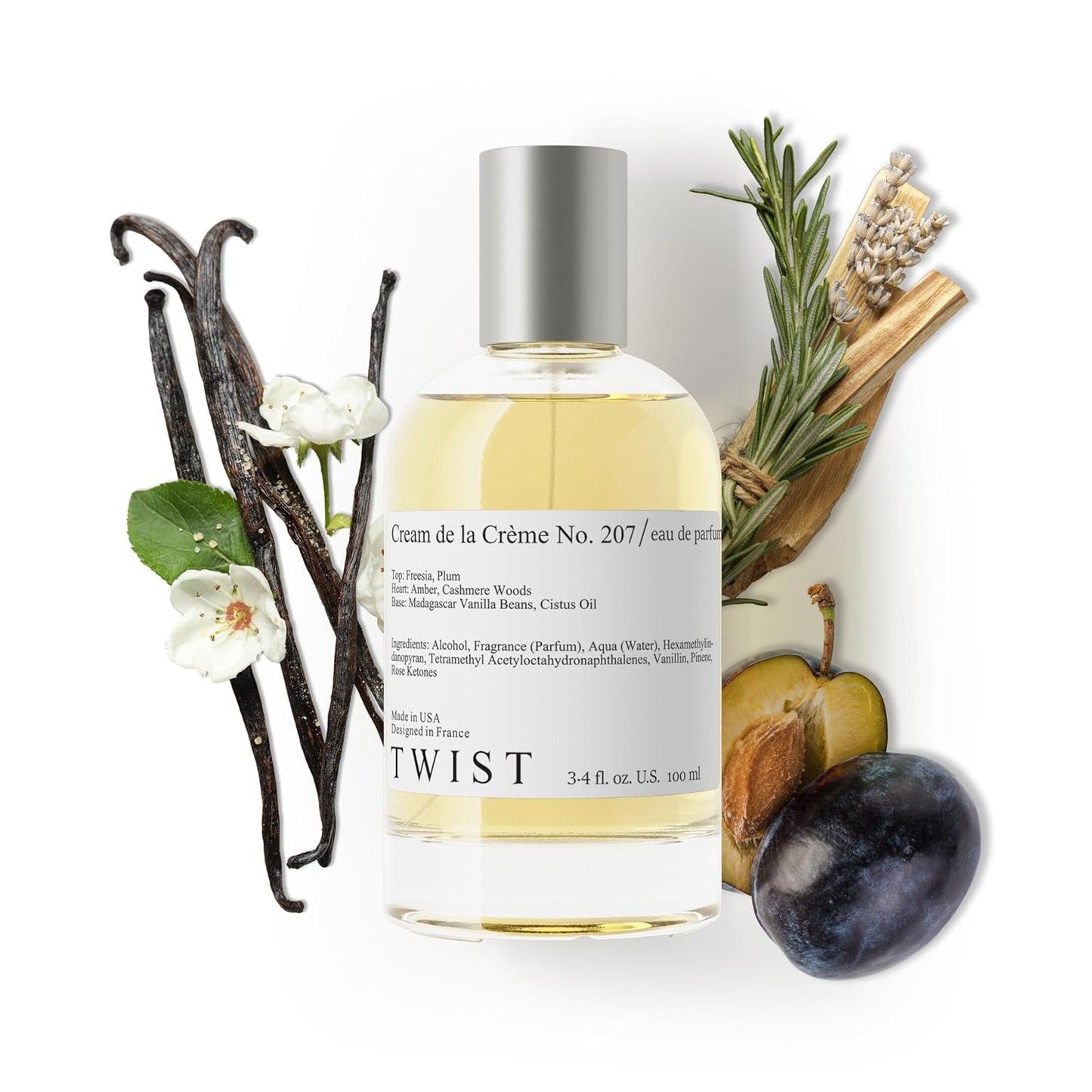 Eau De Parfum Inspired by Burberry Her - Long-Lasting Strawberry & Vanilla Fragrance Spray | 100 ml | Vegan & Clean Ingredients