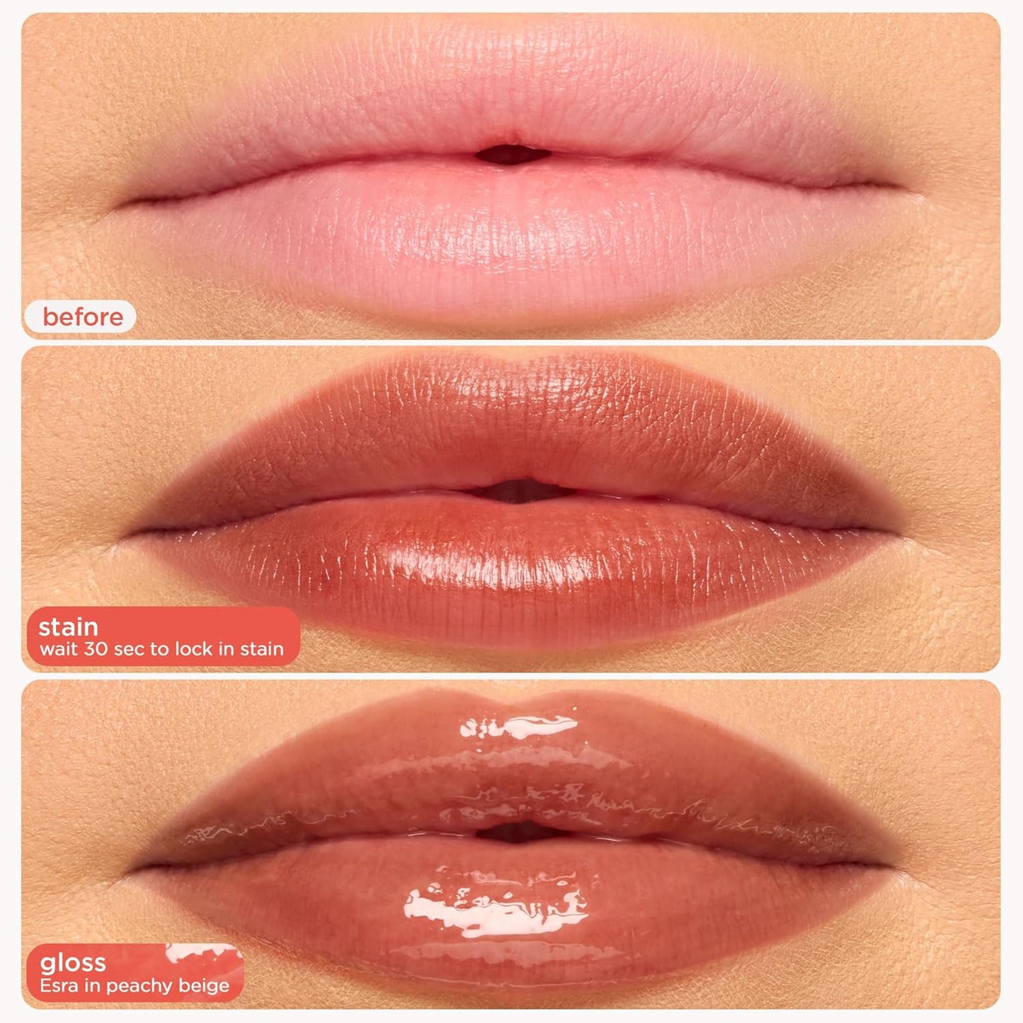 Tarte Maracuja Juicy Lip Tattoo - Transfer Proof Lip Stain & Nourishing Gloss Combo | Vegan, Hyaluronic Acid, 2-in-1 Makeup