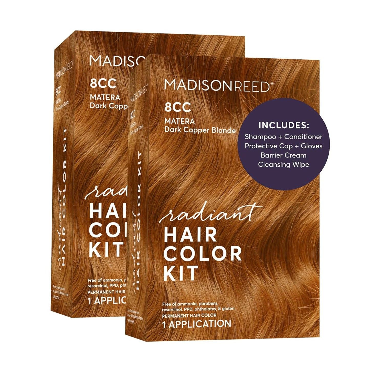 Madison Reed Radiant Hair Color Kit - 5RV Dark Garnet Red | Vivid Permanent Dye for Bold Color & Maximum Shine