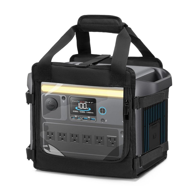 Trunab Carrying Case Compatible with Anker SOLIX C1000 / C1000 Gen2, Portable Power Station Bag with Anti-Scratch and Anti-Slip Bottom