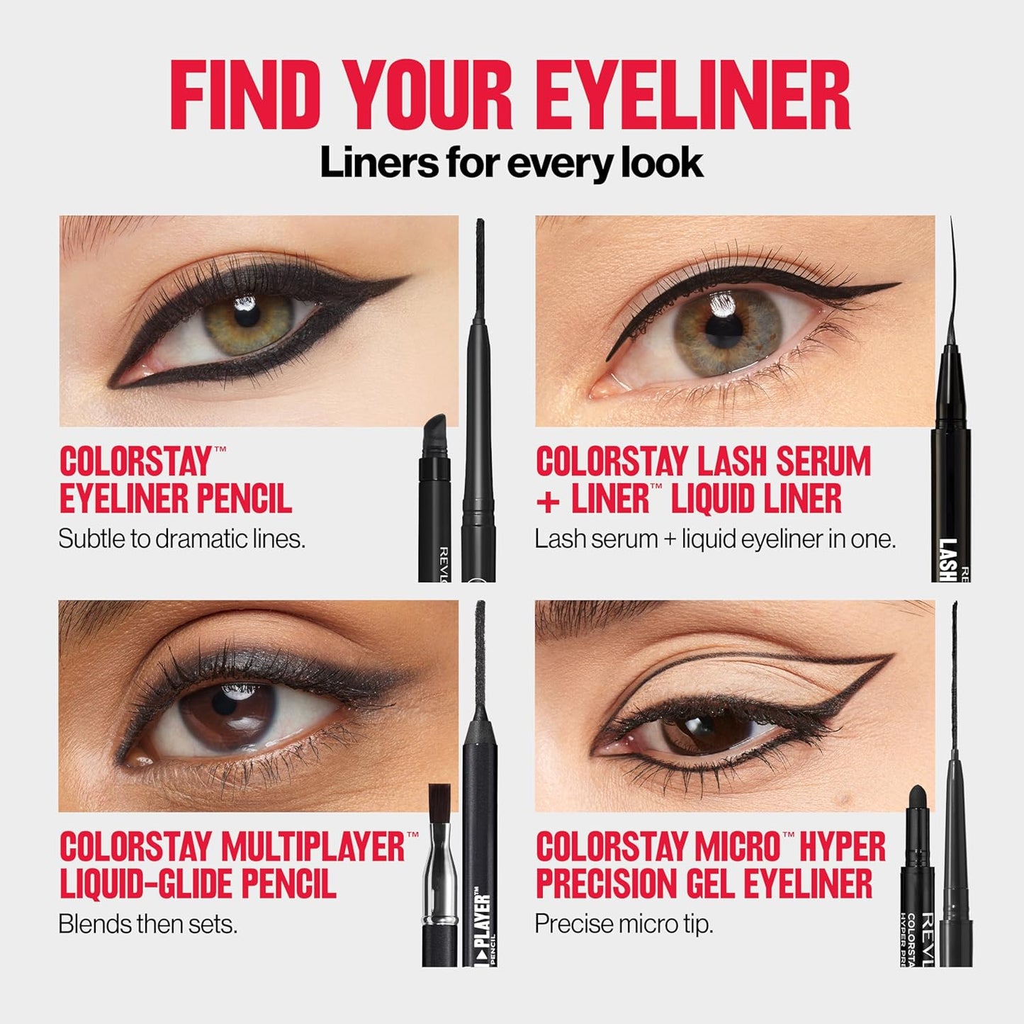 Revlon ColorStay Waterproof Eyeliner Pencil - Smudge-Proof, Long-Lasting Matte Finish | 202 Black Brown, 0.01 oz
