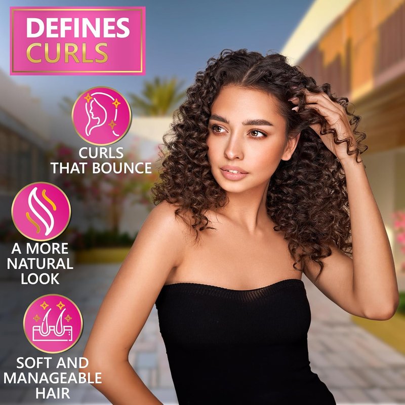 Curly Hair Shampoo & Conditioner Set - Sulfate-Free, Curl Defining | Deep Moisturizing for Wavy & Frizzy Hair