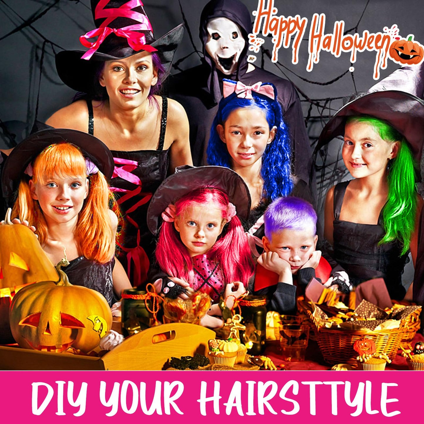 Red Temporary Hair Wax - Easy Wash-Out Hair Color for Halloween, Cosplay & Parties | Hair Dye & Styling Wax 4.23 oz