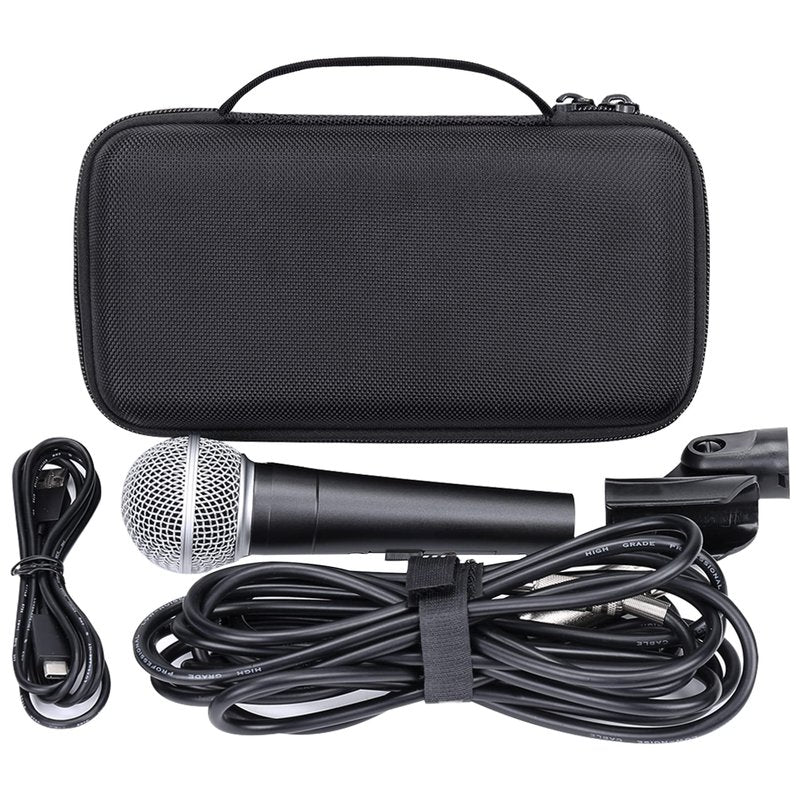 Aenllosi Hard Carrying Case Compatible with Shure SM58/PGA48/SM48S/BETA 58A/PGA58/SV200/SV100/KSM8 Cardioid Dynamic Vocal Microphone (SM58/PGA48/SM48S/BETA 58A/PGA58)