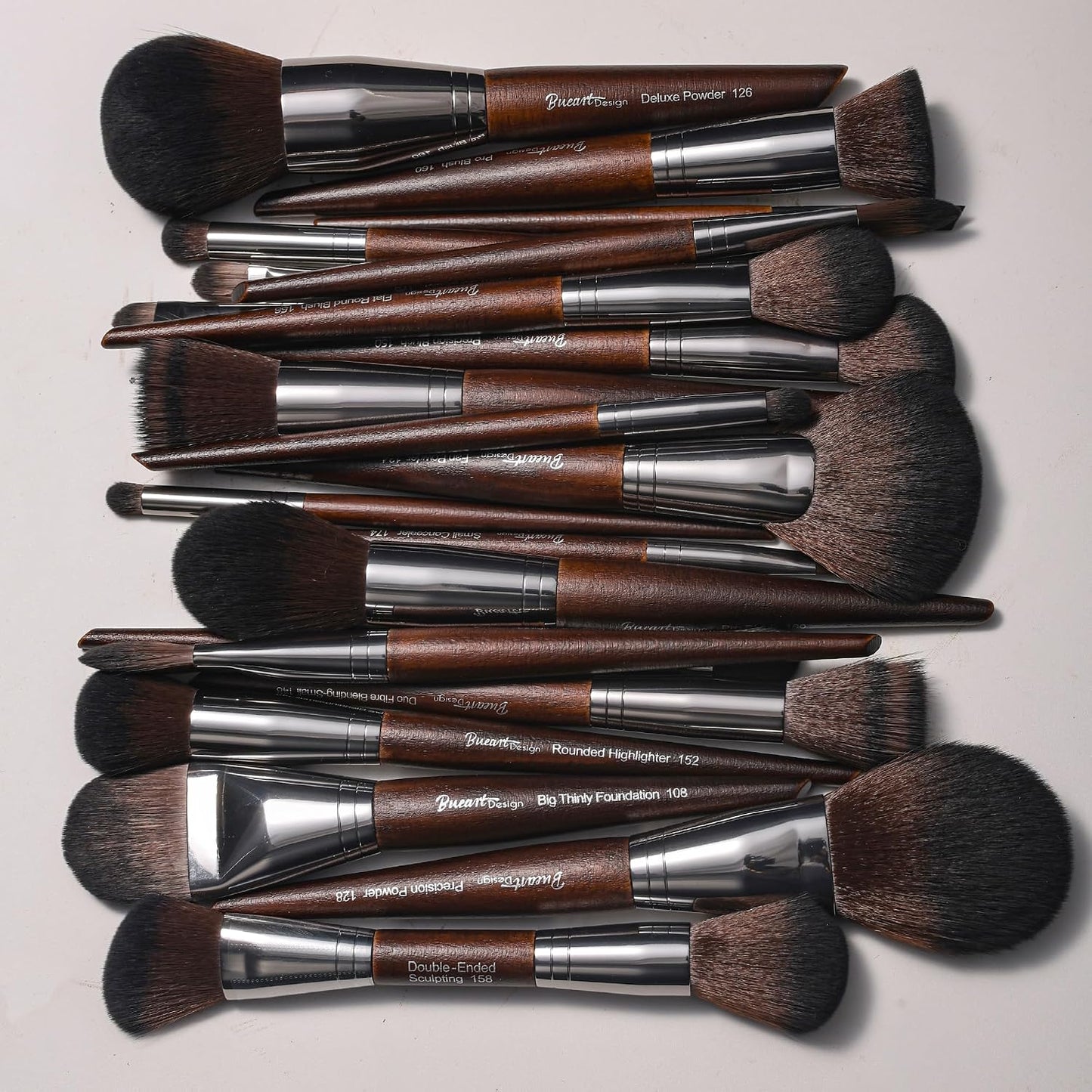 Bueart Design 38-Piece Professional Makeup Brush Set - Premium Soft Synthetic Brushes for Foundation, Blush, Contour & Eyeshadow