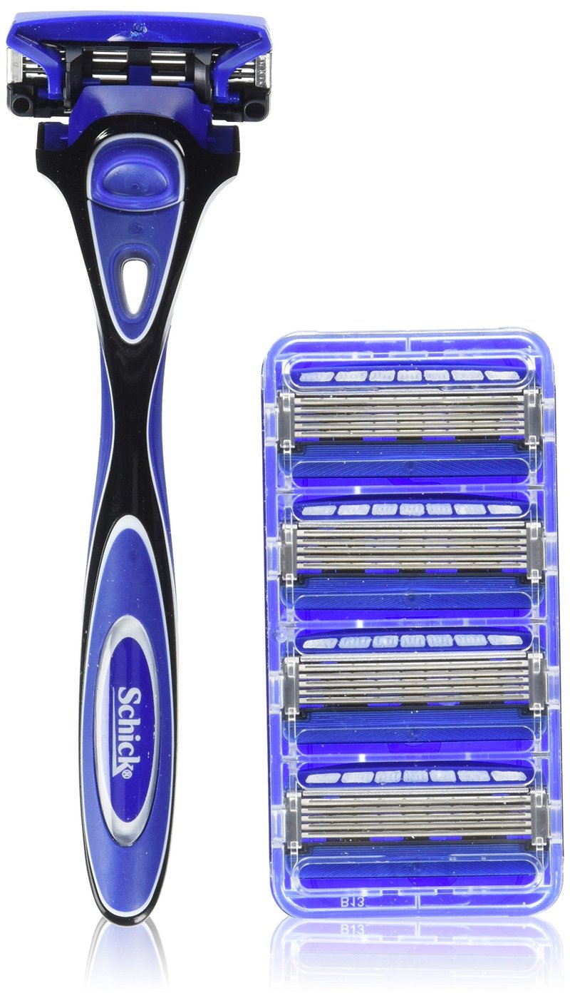 Schick Hydro 5 Shaving Starter Set - 1 Razor & 5 Refills for Men