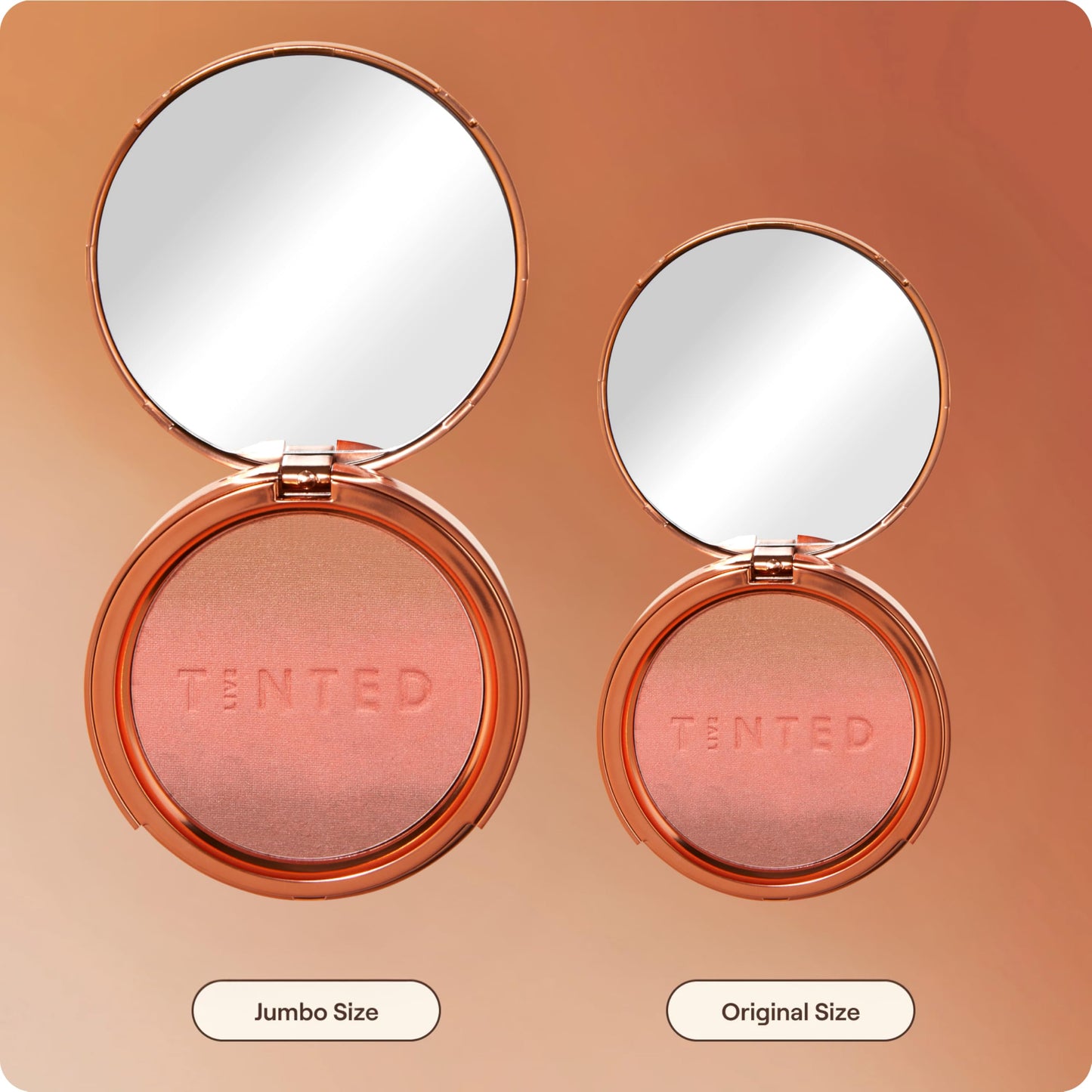 Live Tinted Huebeam Jumbo Gradient Blushing Bronzer - Lightweight, Highly-Pigmented, Buildable & Blendable - Sunkissed, Glowy, Even Toned Skin Face Blush and Bronzer - 15g / 0.5 oz